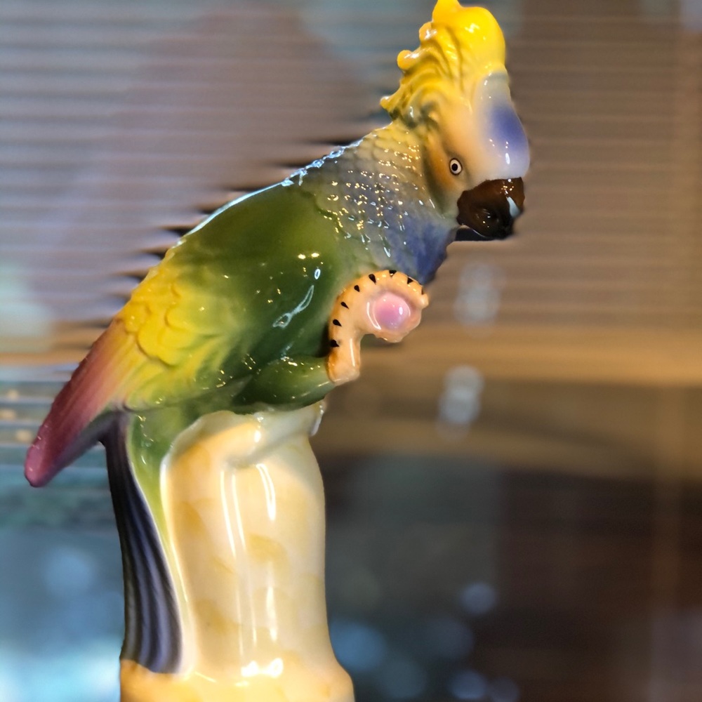 COAST LINE  IMPORTS Porcelain Parrots 🦜